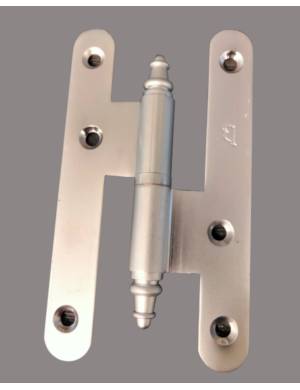 BECUSA RIGHT HINGE 100 ROUND EDGE CHROME